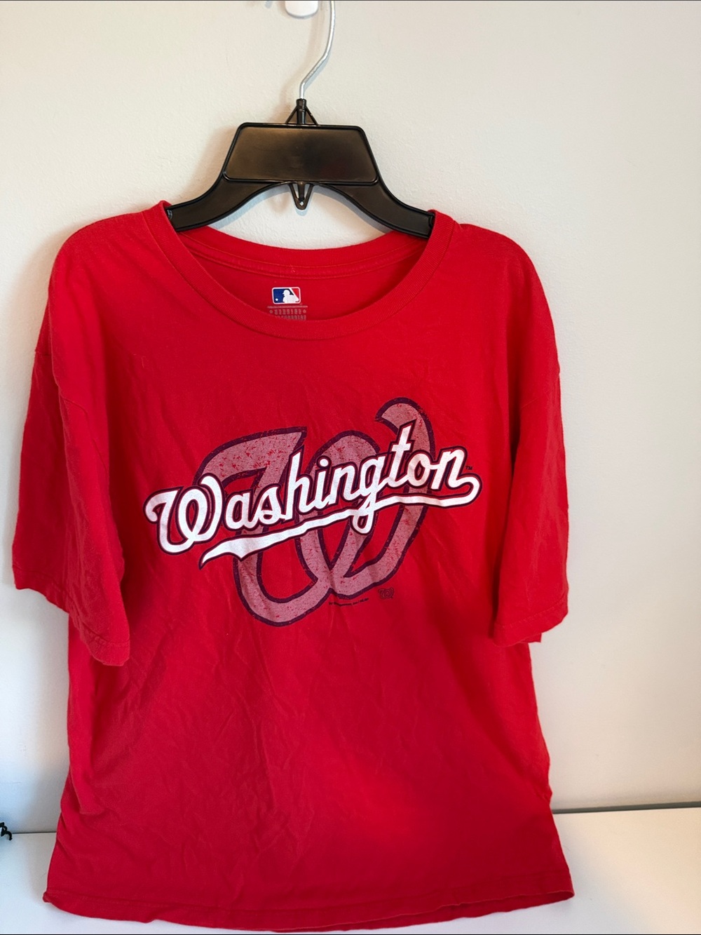 WASHINGTON NATIONALS Genuine MLB Merchandise Red Washington Graphic Tee